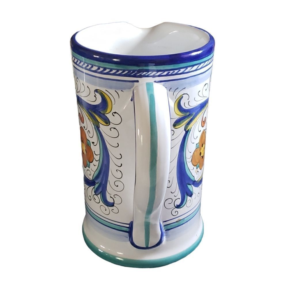 Handpainted Made in Italy Ceramic Bowl & Pitcher Set - Picture 5 of 16